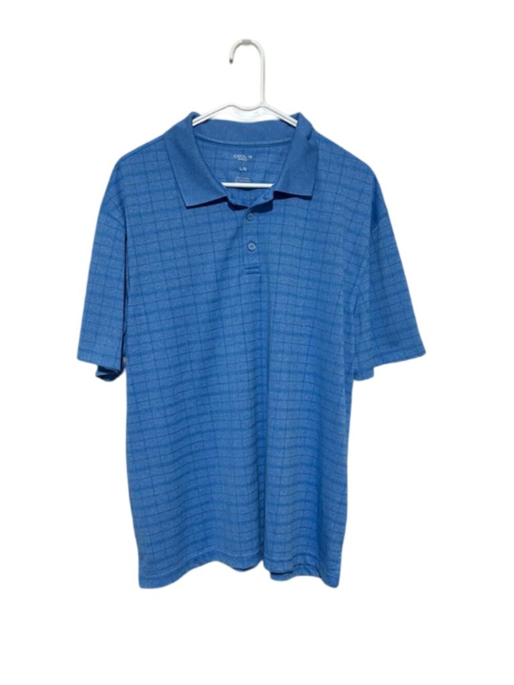 Blue Polo Shirt Cool 18 Size Large